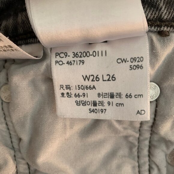 LEVI's Premium 501 Straight Leg Women's Button Fly Closure Jeans - Picture 7 of 10